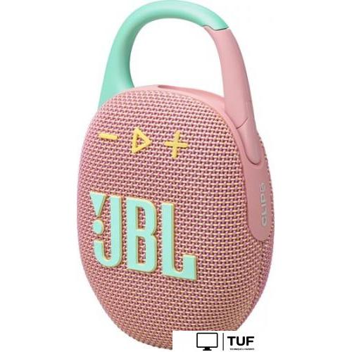 Беспроводная колонка JBL Clip 5 (розовый)