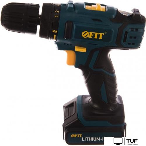 Дрель-шуруповерт FIT 80186 (с 1-им АКБ)