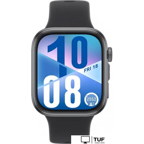 Умные часы Huawei Watch FIT 4 (черный, с черным силиконовым ремешком, международная версия)