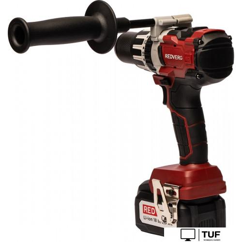 Ударная дрель-шуруповерт RedVerg RD-IS18BLM/U (с 1-им АКБ, кейс)