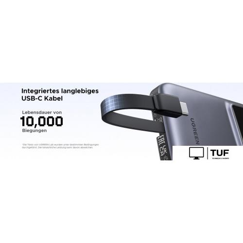 Внешний аккумулятор Ugreen PB511 10000mAh (серый)