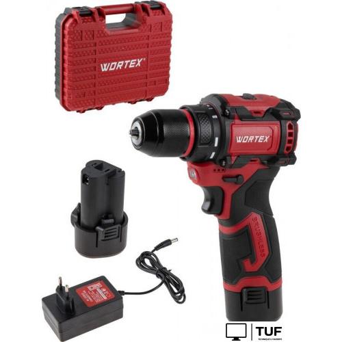 Дрель-шуруповерт Wortex BD 1213-1 Dli 2329019 (с 2-мя АКБ, кейс)