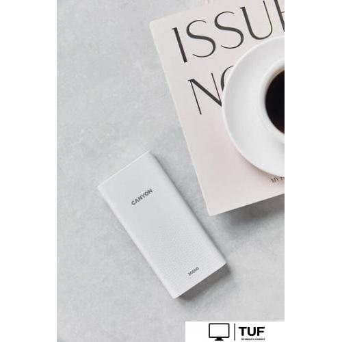 Внешний аккумулятор Canyon PB-2001 20000mAh (белый)