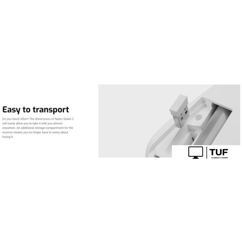 Мышь Natec Siskin 2 (белый)