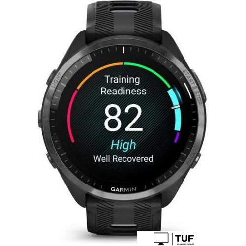 Умные часы Garmin Forerunner 965 (черный/серый)