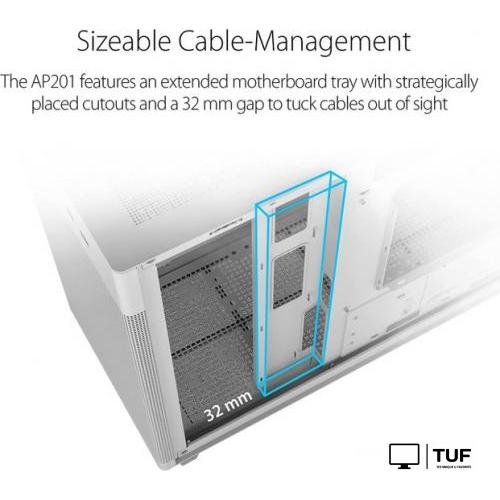 Корпус ASUS Prime AP201 (белый)