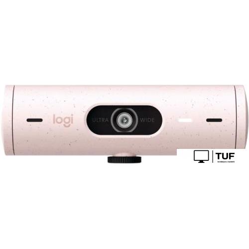 Веб-камера Logitech Brio 500 (розовый)