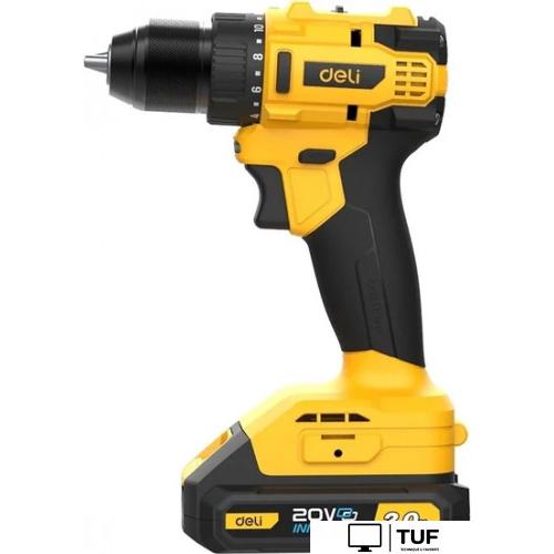 Дрель-шуруповерт Deli EDC120 (с 2-мя АКБ)