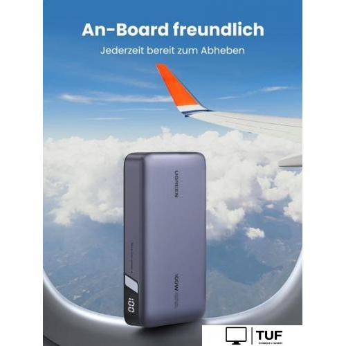 Внешний аккумулятор Ugreen PB720 20000mAh (серый)