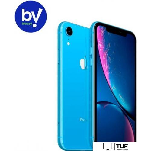 Смартфон Apple iPhone XR 64GB Восстановленный by Breezy, грейд B (синий)