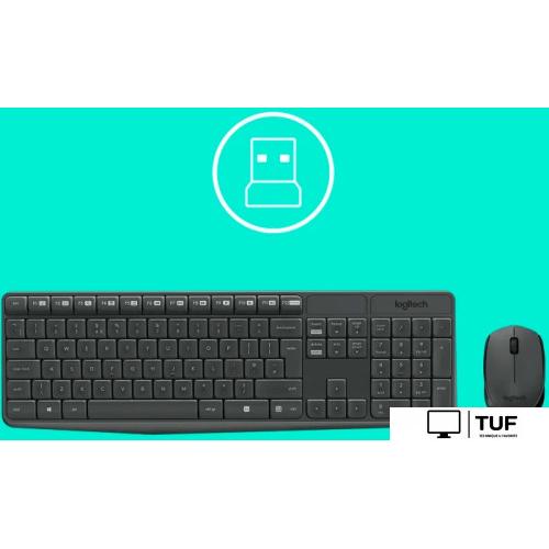 Офисный набор Logitech MK235 Wireless Combo 920-007948