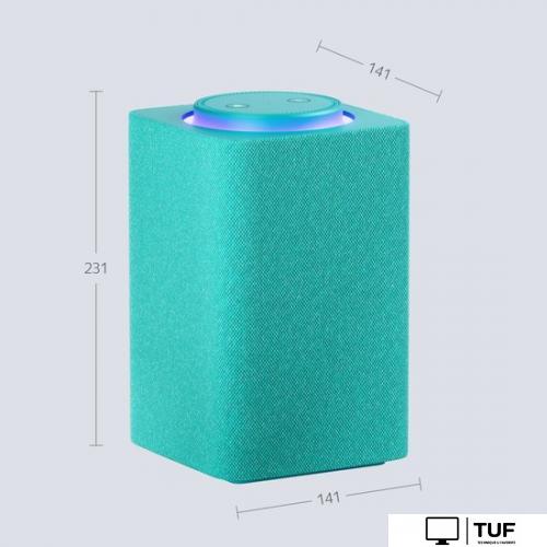 Умная колонка Яндекс Станция Макс (с хабом умного дома Zigbee, бирюзовый)