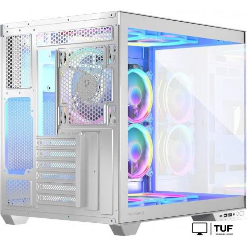 Корпус MODECOM Volcano Panorama Apex ARGB 7F Midi (белый)