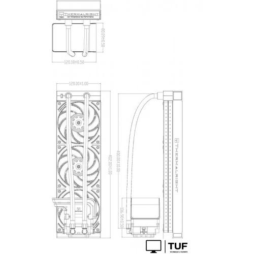 Система жидкостного охлаждения для процессора Thermalright Wonder Vision 360 UB ARGB (черный)
