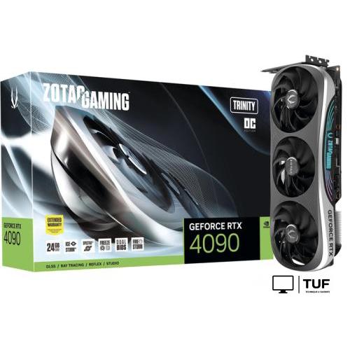 Видеокарта ZOTAC Gaming GeForce RTX 4090 Trinity OC ZT-D40900J-10P