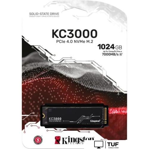 SSD Kingston KC3000 1TB SKC3000S/1024G