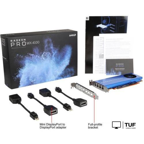 Видеокарта AMD Radeon PRO WX 4100 4GB GDDR5 [100-506008]