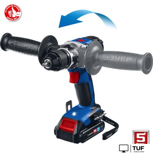 Дрель-шуруповерт Зубр Профессионал DB-201-22 (с 2-мя АКБ, кейс)