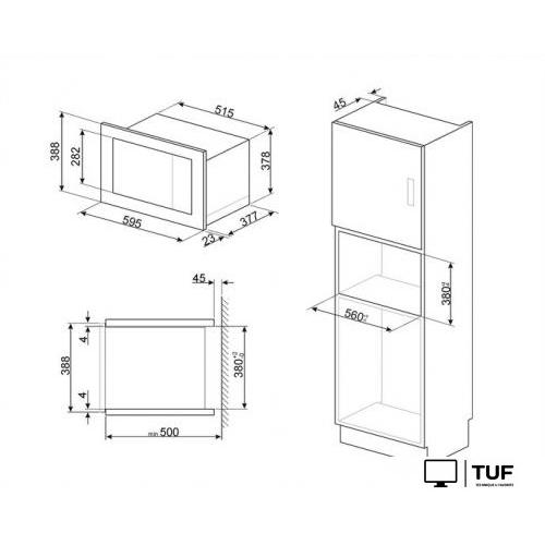 Микроволновая печь Smeg FMI425X