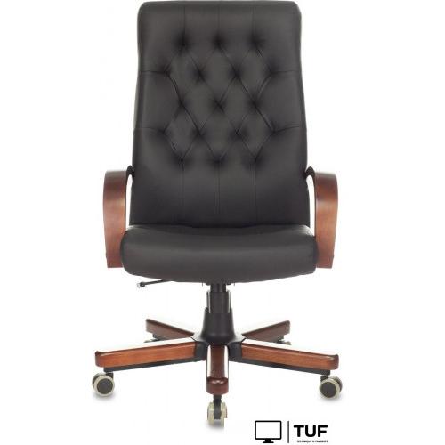 Офисное кресло Бюрократ T-9928WALNUT/ECO (черный)