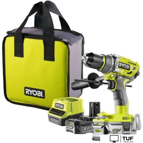 Ударная дрель-шуруповерт Ryobi R18PD7-252S 5133004391 (с 2-мя АКБ, сумка)