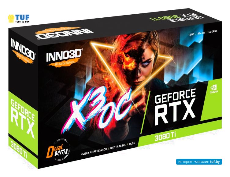 Видеокарта Inno3D GeForce RTX 3080 Ti X3 OC 12GB GDDR6X