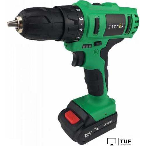 Дрель-шуруповерт Zitrek Greenpower 12-Li 063-4074 (с 2-мя АКБ, кейс)