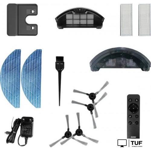 Робот-пылесос BBK BV3502 (черный/оранжевый)