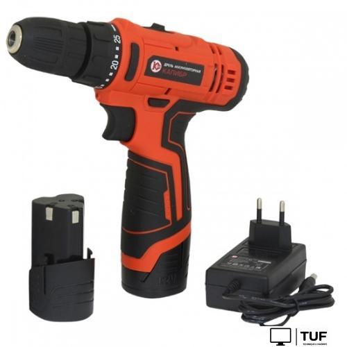 Дрель-шуруповерт Калибр ДА-12А (с 2-мя АКБ, кейс)