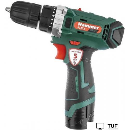 Дрель-шуруповерт Hammer ACD12/2CS (с 2-мя АКБ, кейс)