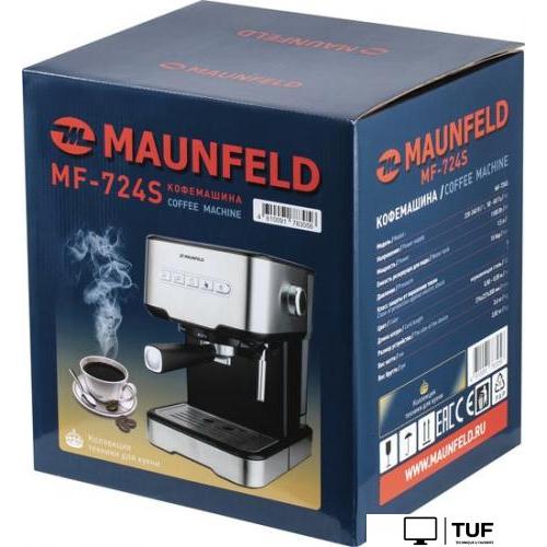 Рожковая кофеварка MAUNFELD MF-724S