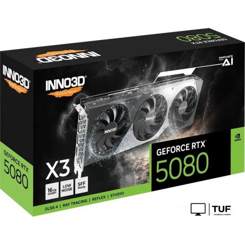 Видеокарта Inno3D GeForce RTX 5080 X3 N50803-16D7-176068N