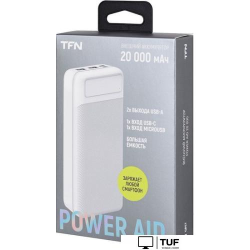 Внешний аккумулятор TFN PowerAid 20 20000mAh белый)
