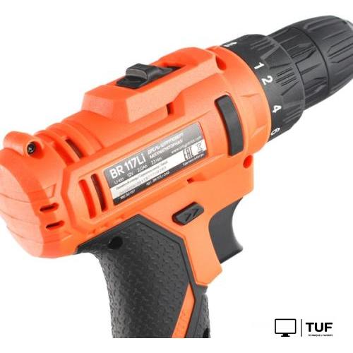 Дрель-шуруповерт Patriot BR 117Li 180301117 (с 2-мя АКБ, кейс)