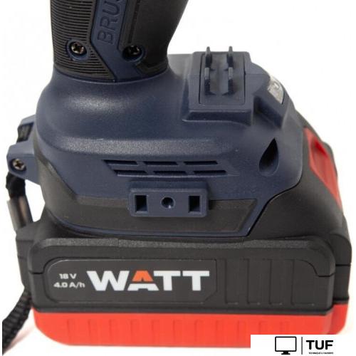 Дрель-шуруповерт WATT WAS-18 Li-2BL 1.018.090.01 (с 2-мя АКБ, кейс)