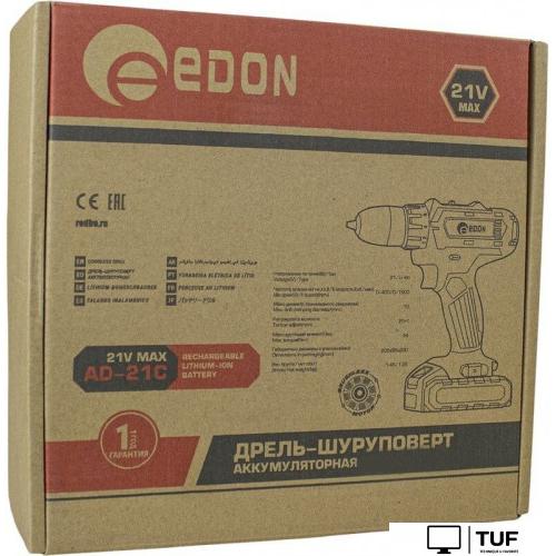 Дрель-шуруповерт Edon AD-21C (с 1-им АКБ)