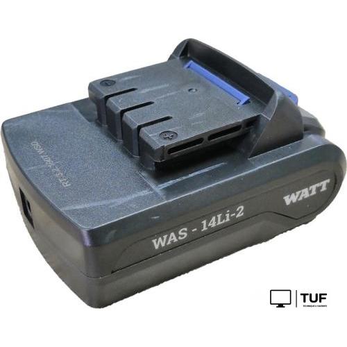 Дрель-шуруповерт WATT WAS-14 Li-2 1.014.029.12 (с 2мя АКБ 2 а*ч)