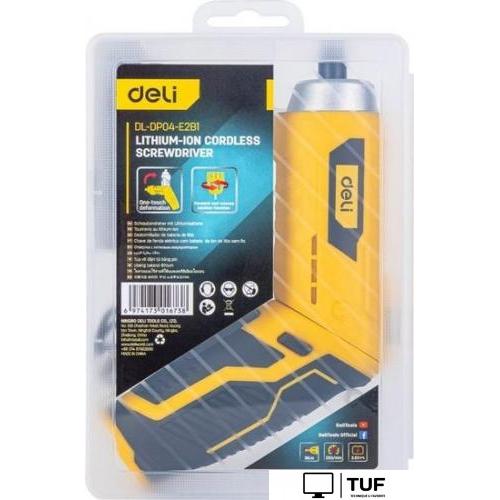 Электроотвертка Deli DL-DP04-E2B1 102990