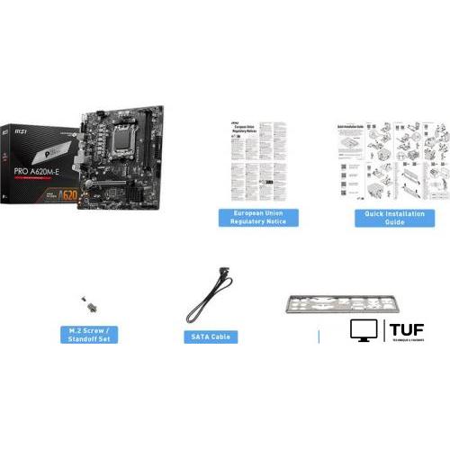 Материнская плата MSI PRO A620M-E