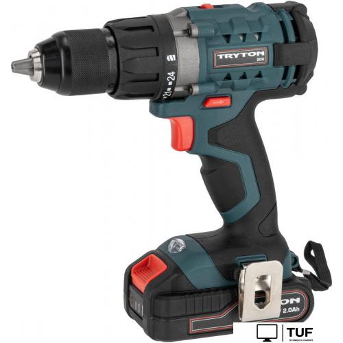 Дрель-шуруповерт Tryton TCV20L2 (с 2-мя АКБ, кейс)