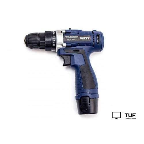 Дрель-шуруповерт WATT WAS-12 Li-2 101202712 (с 2мя АКБ)
