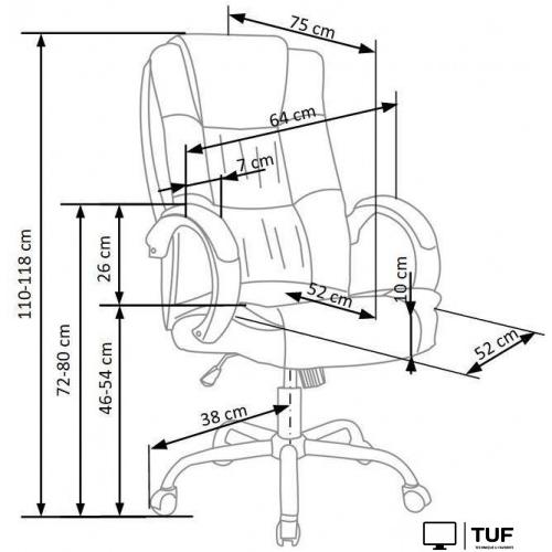 Офисное кресло Halmar Relax 2 (серый)