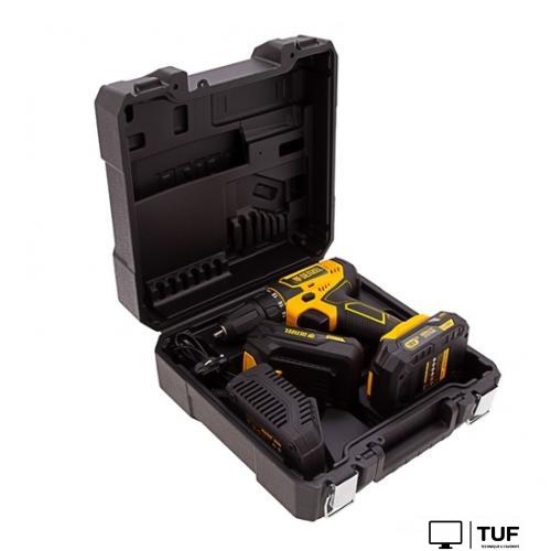 Дрель-шуруповерт Denzel CDL-18-02BM (с 2-мя АКБ, кейс)