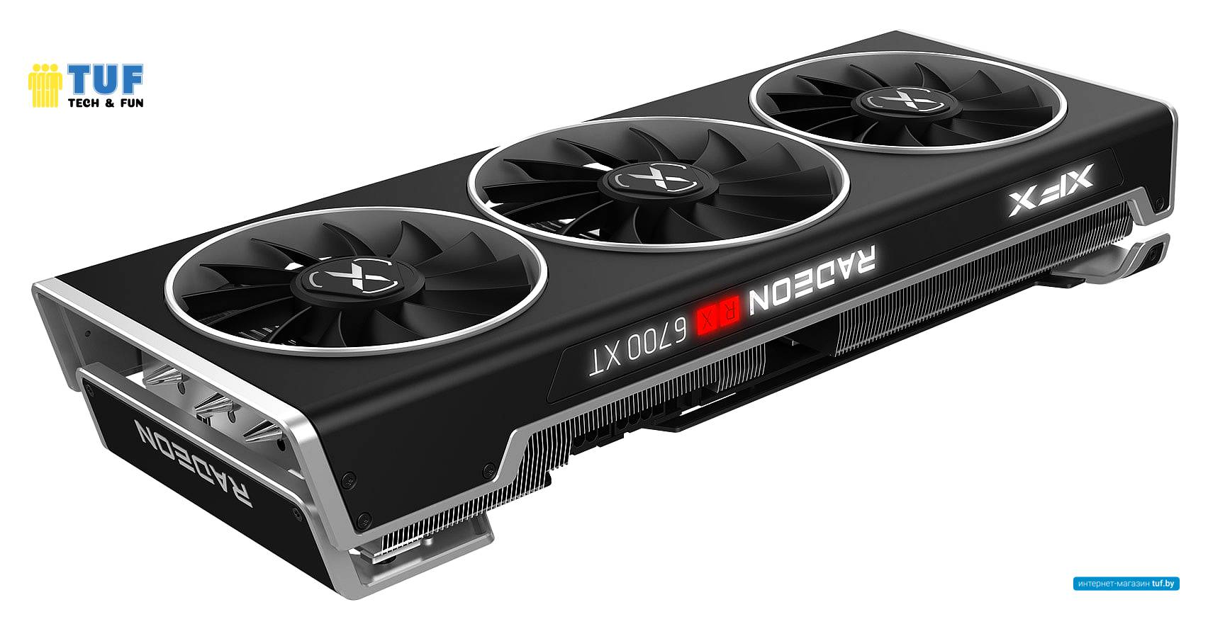 Видеокарта XFX Speedster MERC 319 Radeon RX 6700 XT Black 12GB GDDR6