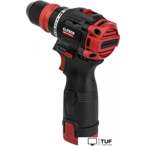 Дрель-шуруповерт ELITECH CD 16UL2 E2201.078.01 (с 2-мя АКБ, кейс)