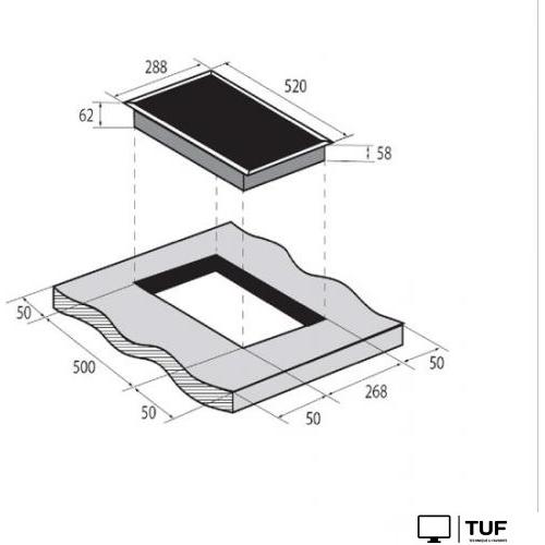 Варочная панель ZUGEL ZIH293W