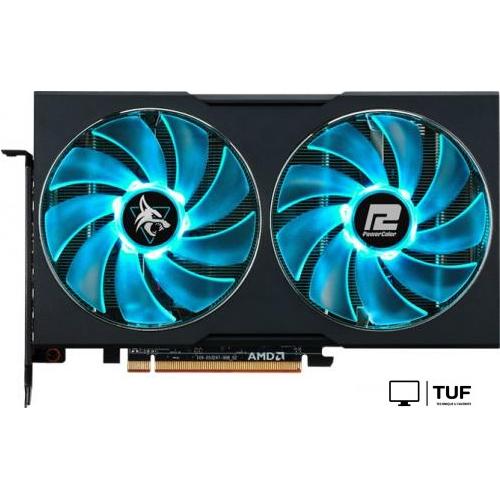 Видеокарта PowerColor Hellhound Radeon RX 7600 8GB GDDR6 RX 7600 8G-L/OC