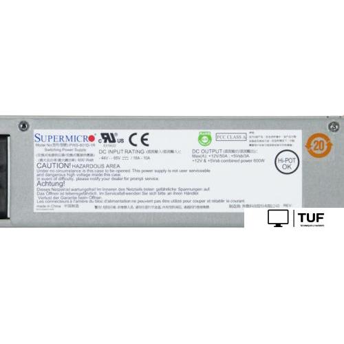 Блок питания Supermicro PWS-601D-1R
