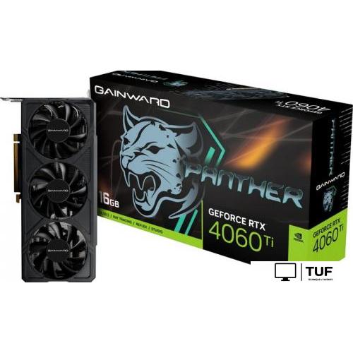 Видеокарта Gainward GeForce RTX 4060 Ti Panther 16GB NE6406T019T1-1061Z
