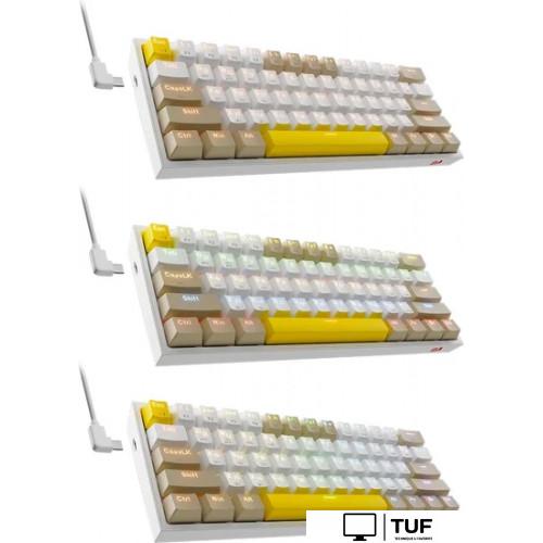 Клавиатура Redragon Fizz Pro (белый/бежевый)